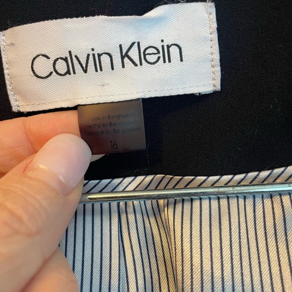 Calvin Klein Black Blazer Professional Suit Jacket - Picture 4 of 4